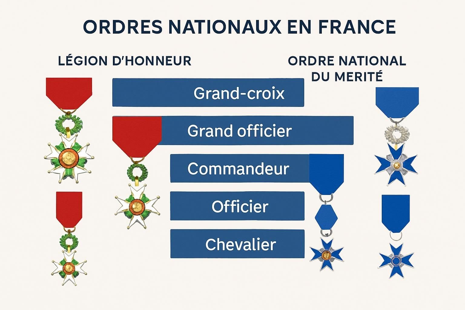 découvrez les ordres nationaux, entre mythe, prestige et réalité, et explorez leur signification, leur histoire et leur impact dans la société moderne.
