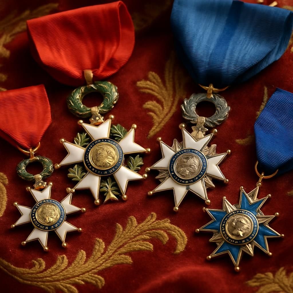 découvrez la symbolique et l'histoire des insignes des ordres nationaux, leurs significations et leur importance dans les traditions et honneurs officiels.